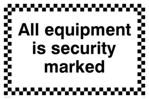 IS5425: All equipment is security marked