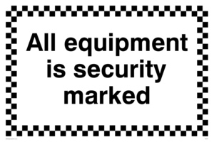 IS5425: All equipment is security marked