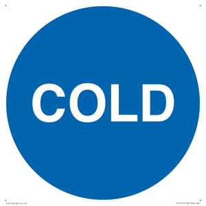 IT15514: COLD in blue circle