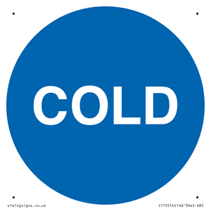 IT15514: COLD in blue circle