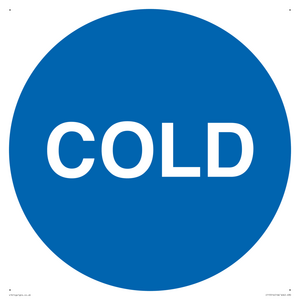 IT15514: COLD in blue circle