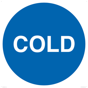 IT15514: COLD in blue circle