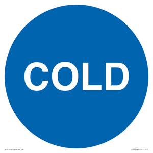 IT15514: COLD in blue circle