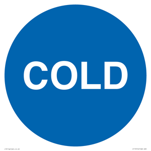 IT15514: COLD in blue circle