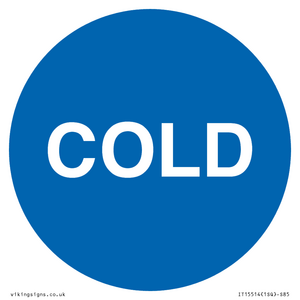 IT15514: COLD in blue circle
