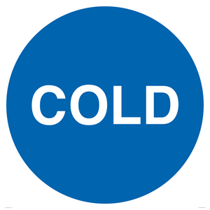 IT15514: COLD in blue circle