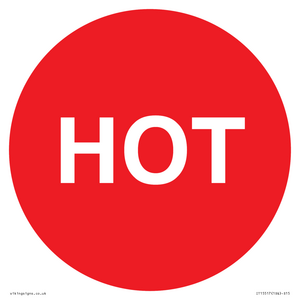 IT15517: HOT in red circle