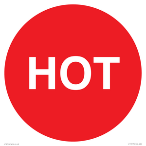 IT15517: HOT in red circle