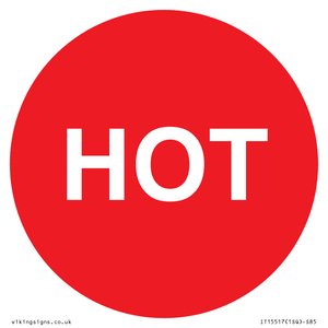IT15517: HOT in red circle