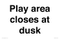 IV10015: Play area closes at dusk