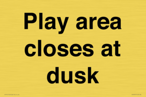 IV10015: Play area closes at dusk