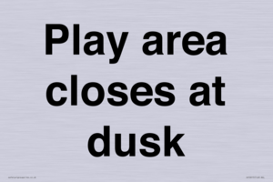 IV10015: Play area closes at dusk