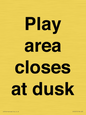 IV10015: Play area closes at dusk