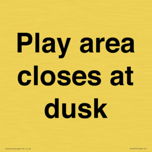 IV10015: Play area closes at dusk