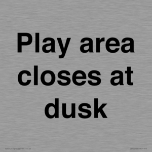 IV10015: Play area closes at dusk