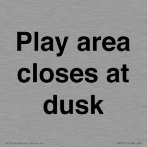 IV10015: Play area closes at dusk