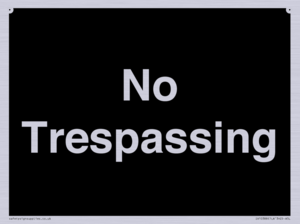 IV10388: No Trespassing
