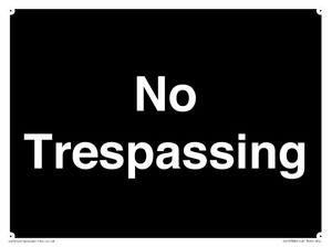 IV10388: No Trespassing