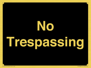 IV10388: No Trespassing