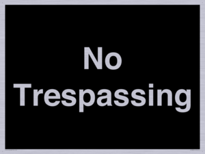 IV10388: No Trespassing