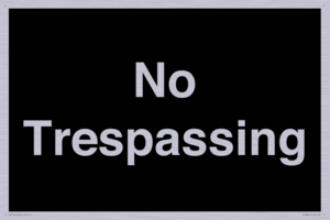 IV10388: No Trespassing