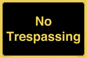 IV10388: No Trespassing