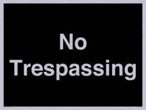 IV10388: No Trespassing