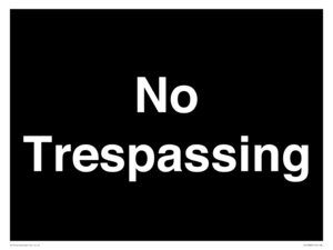 IV10388: No Trespassing