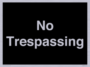 IV10388: No Trespassing
