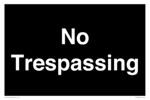IV10388: No Trespassing