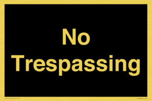 IV10388: No Trespassing