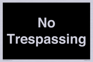 IV10388: No Trespassing