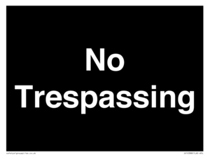 IV10388: No Trespassing