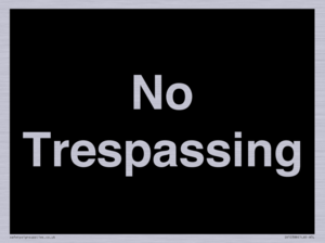 IV10388: No Trespassing