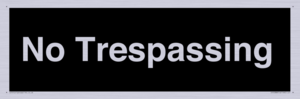 IV10388: No Trespassing