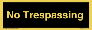 IV10388: No Trespassing