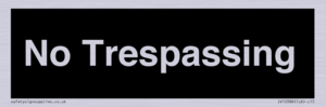 IV10388: No Trespassing