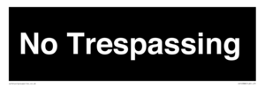 IV10388: No Trespassing