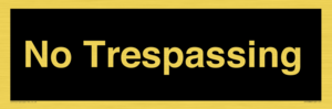 IV10388: No Trespassing