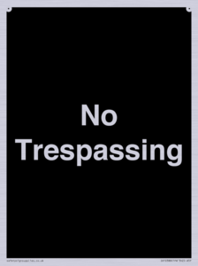 IV10388: No Trespassing