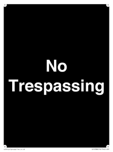 IV10388: No Trespassing