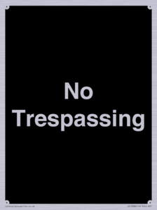 IV10388: No Trespassing