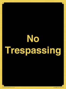 IV10388: No Trespassing
