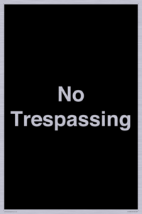 IV10388: No Trespassing