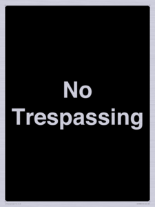 IV10388: No Trespassing