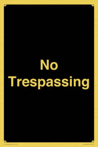 IV10388: No Trespassing