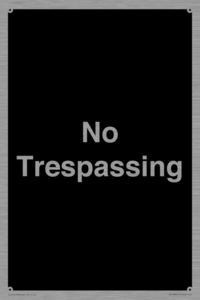 IV10388: No Trespassing