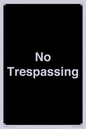 IV10388: No Trespassing