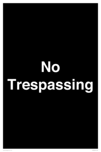 IV10388: No Trespassing