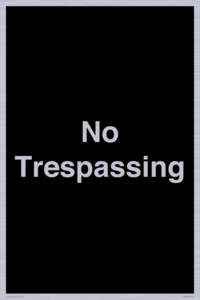 IV10388: No Trespassing